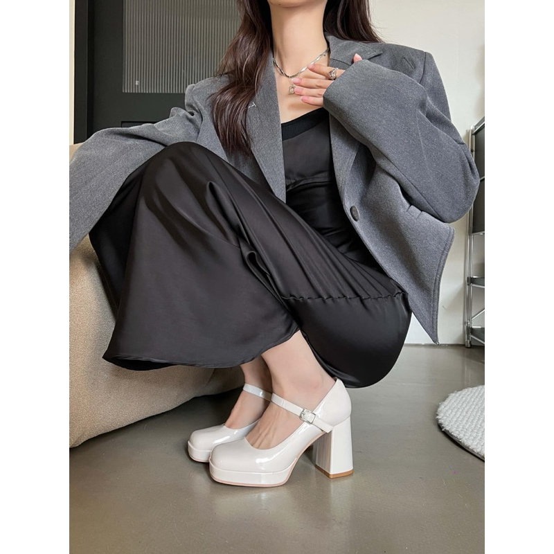 Giày Mary Jane da bóng đế đúp 9p - Bunny Shoes