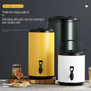 Bình ủ trà, bình giữ nhiệt ủ trà sữa 3 lớp inox giữ nóng lạnh, 6l 8l 10l 12l