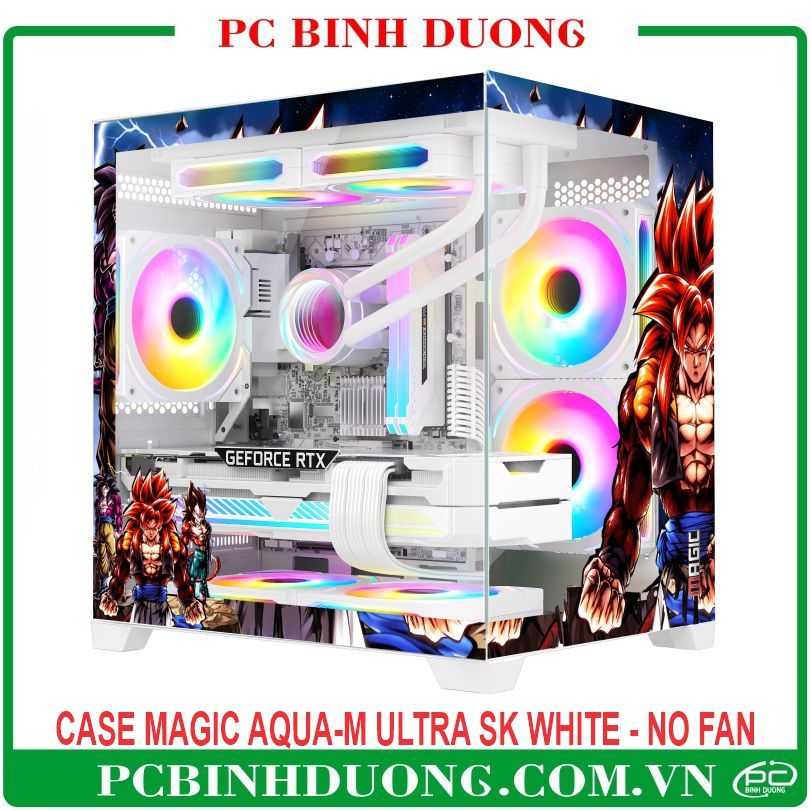 Case Magic AQUA-M ULTRA SK  Màu Đen/Trắng - Không Kèm Quạt