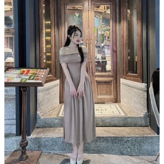 Đầm Midi Bẹt Vai 13122023