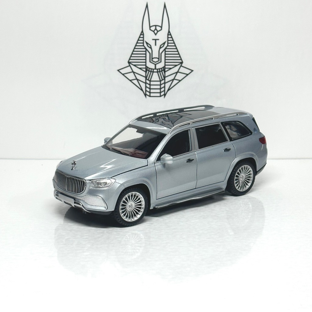 Mô Hình Xe Ôtô Kim Loại 1/24 Siêu Xe MERCEDES BENZ GLS600 MAYBACH Dùng Để Trưng Bày Bàn Làm Việc