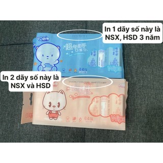 (THÙNG 48 BỊCH) Khăn giấy ướt mini cao cấp