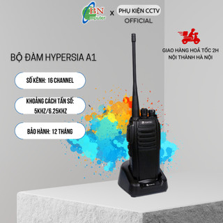 Bộ đàm cầm tay cao cấp Hypersia A1 chính hãng bảo hành 12 tháng
