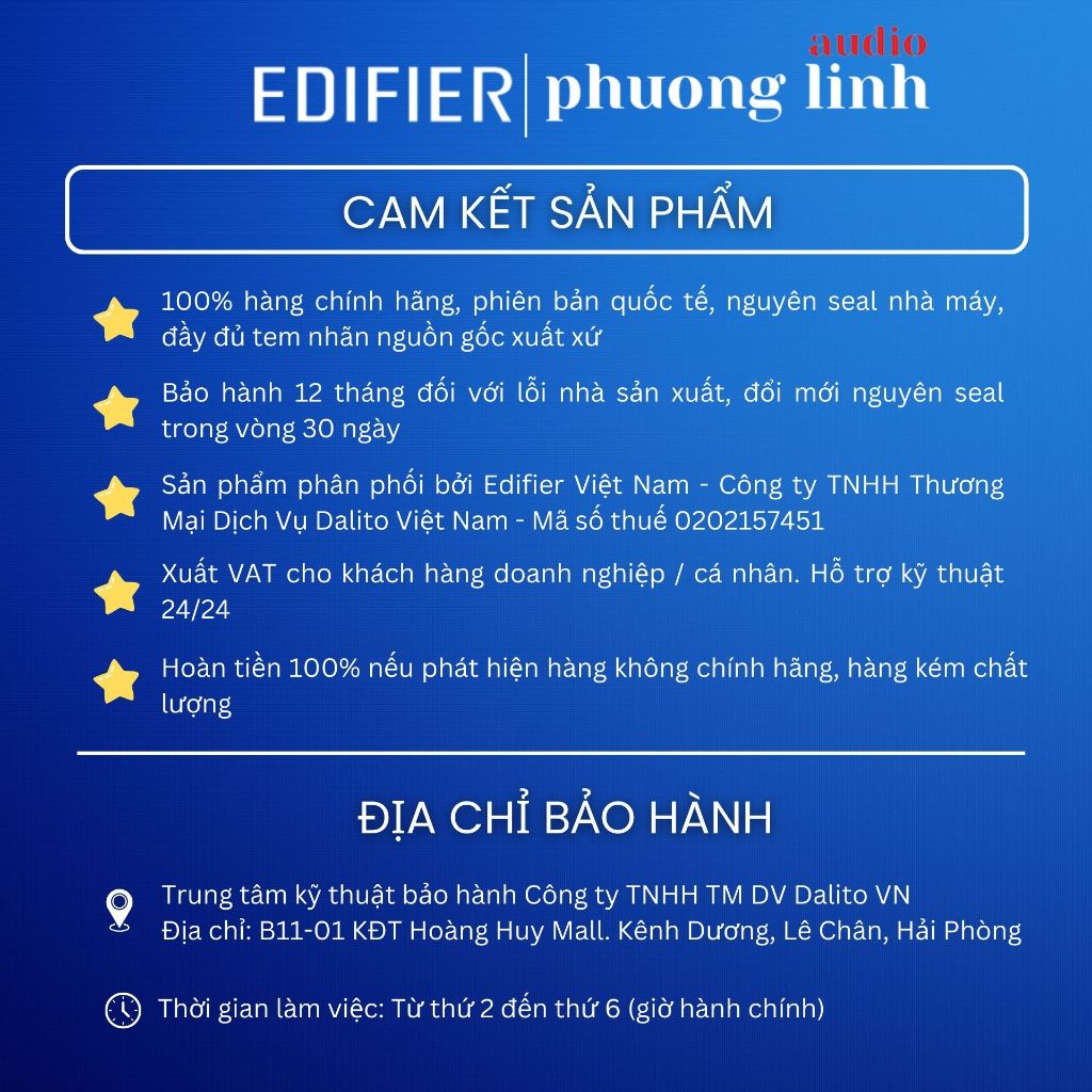 Loa Bluetooth Edifier QR65 | LeD RGB, Âm thanh Hires Audio Wireless, Sạc nhanh GaN 65W, Công suất 70W - Hàng chính hãng