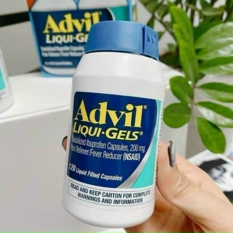 Viên uống Advil  Liqui Gels 120 viên Mỹ