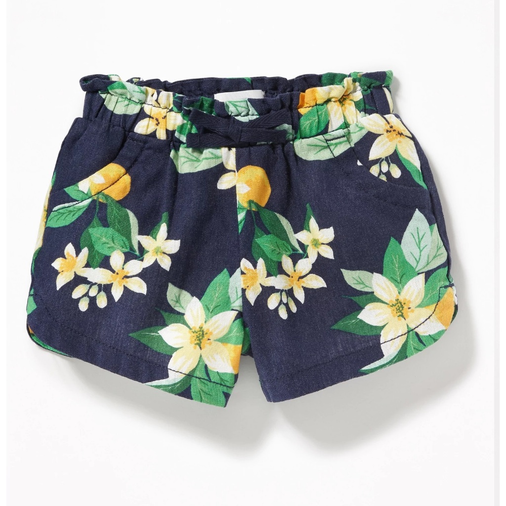 Quần short, quần đùi bé gái chất linen Oldnavy xuất xịn