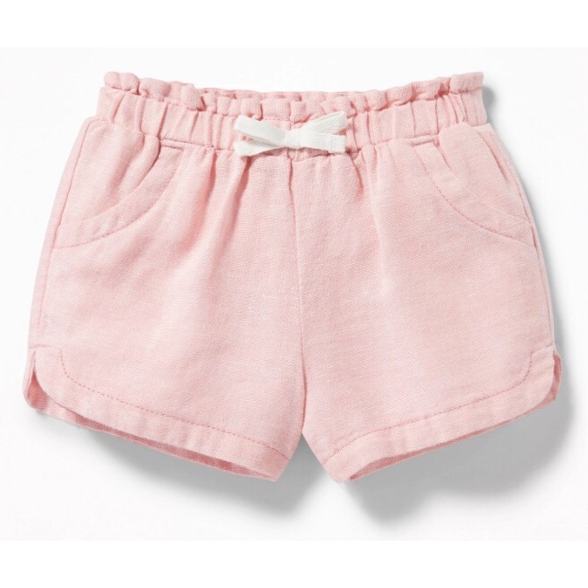 Quần short, quần đùi bé gái chất linen Oldnavy xuất xịn
