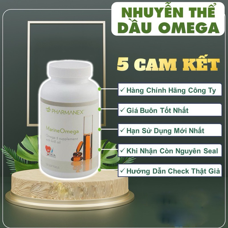 Nuskin Marine Omega 3 - Dầu cá ( tem Tiếng Việt )