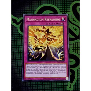Thẻ bài yugioh trap mannadium reframing cr01-ae075