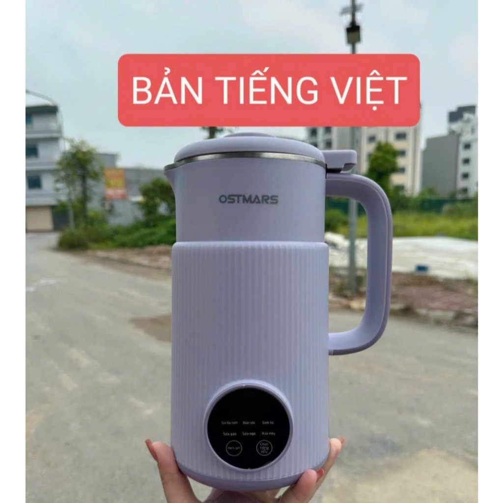 OSTMARS Máy Làm Sữa Hạt, Máy Nấu Sữa Hạt 800ml - 600W