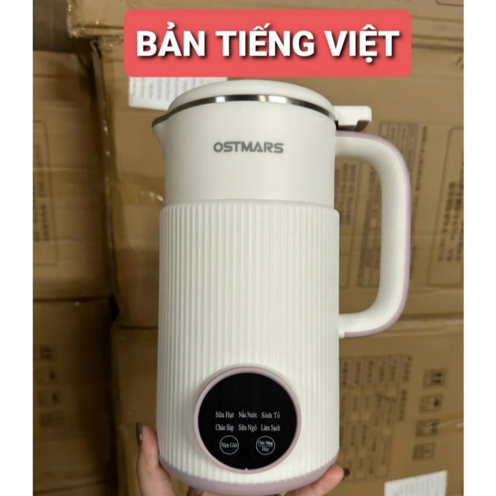 OSTMARS Máy Làm Sữa Hạt, Máy Nấu Sữa Hạt 800ml - 600W
