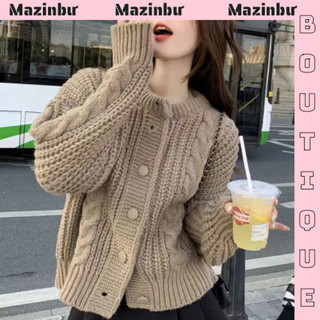 Áo khoác len cúc bọc, áo cardigan dáng rộng phong cách Ulzzang , áo len thừng dáng vừa full 4 màu vintage