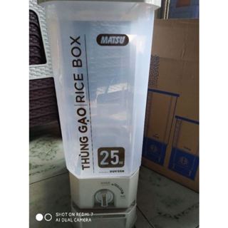 Thùng gạo thông minh 25 kg ( Duy Tân mẫu mới)