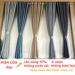  Rèm Cửa Sổ Phòng Ngủ Loại Dày Chống Nắng Cao Cấp Màn Cửa Phòng Ngủ Phòng Khách Có Khoen Sẵn 