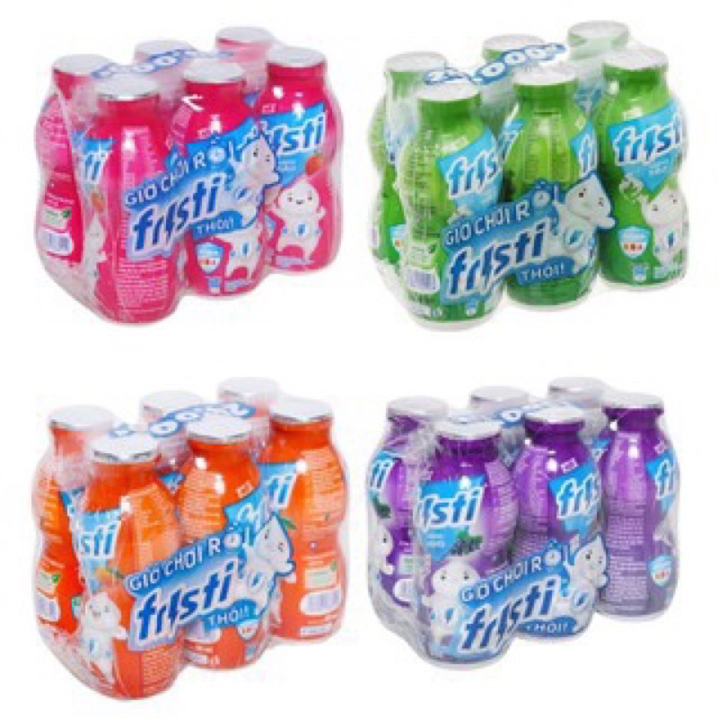 Lốc 6 chai sữa Fristi 80ml - 4 vị