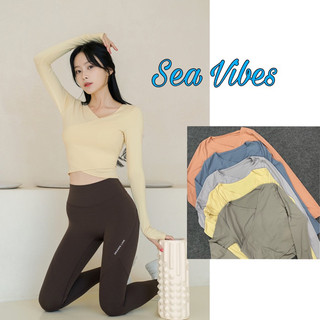 Áo thun body dài tay nữ dài tay vạt chéo hàng xuất hàn