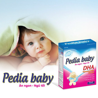 Siro Pedia Baby Ăn Ngon Ngủ Tốt Cho Bé - Bổ Sung DHA, Yến Sào, Các Vitamin Cần Thiết, Giúp Trẻ Phát Triển Toàn Diện