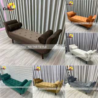Ghế dài 1m6 dáng thuyền, ghế thuyền sofa đơn, ghế ngồi chờ cho khách phong cách hiện đại