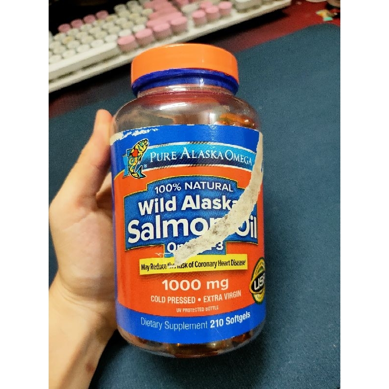 Viên Uống Dầu Cá Hồi Pure Alaska Omega-3  DATE 6/2023