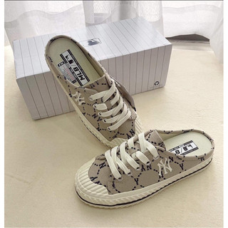 [ CHÍNH HÃNG ] Giày Sục Mule MLB Dia Monogram có sẵn