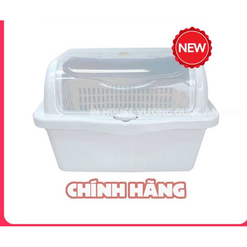 Khay, Giá Úp Chén Bát, Đồ Dùng Ăn Dặm Việt Nhật Có Nắp Đậy Cao Cấp