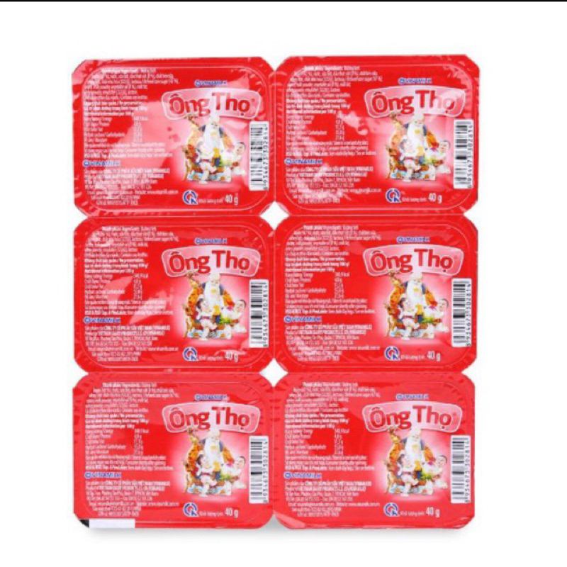Lốc 6 hộp sữa đặc Ông Thọ có đường (40g x 6 hộp)