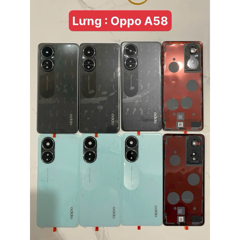 nắp lưng oppo a58
