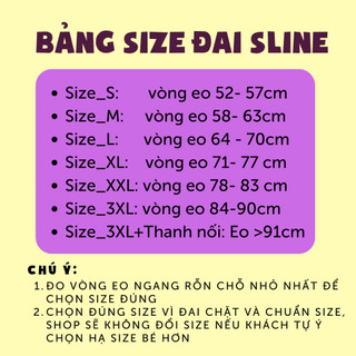 Gen nịt bụng Slimming Sline chiều dài 24cm, 28cm