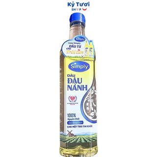 Dầu đậu nành nguyên chất Simply 1 lít