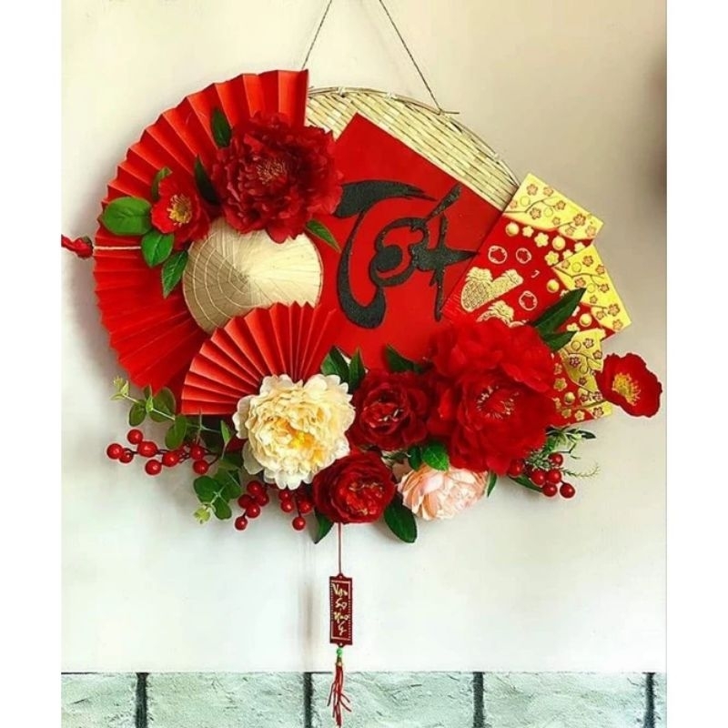 Mẹt khánh tết,trang trí tết, Decor ( làm thủ công)