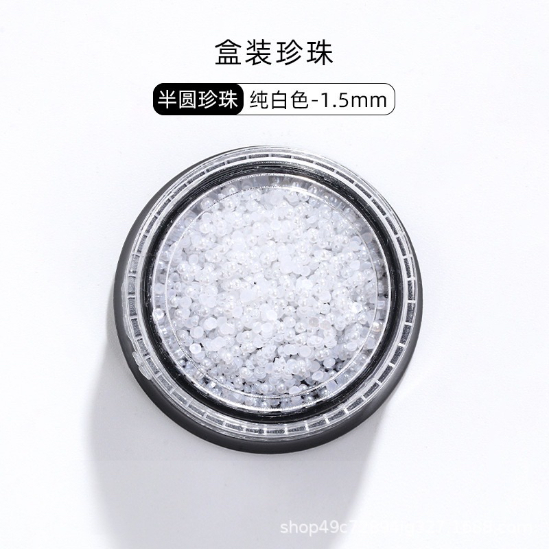 Trai Nửa Hạt Gắn Móng-Size 1.5mm