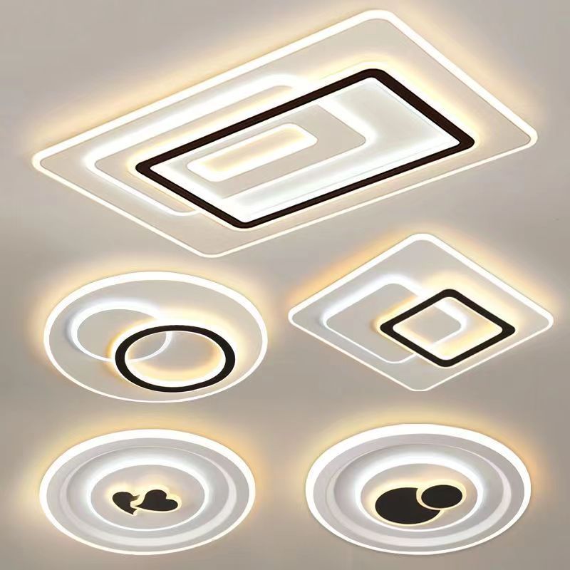 Đèn trần Đèn Ốp Trần、Đèn Trần Phòng Khách, 3 Chế Độ Ánh Sáng Có Điều Khiển Từ Xa - Bảo hành 3 năm