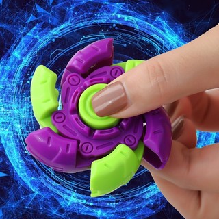 Đồ chơi con quay spinner 6 cánh in 3d màu cà rốt, con quay cà rốt hot trend