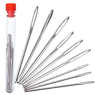Set 9 kim khâu len ống đủ size