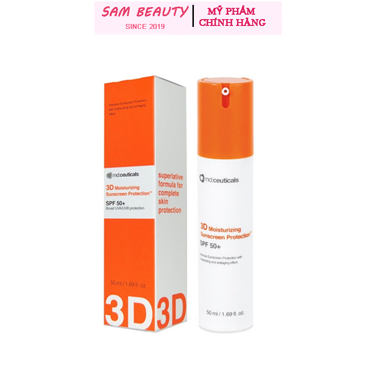 Kem Chống Nắng Dưỡng Ẩm Md:ceuticals 3D Moisturizing SPF 50+