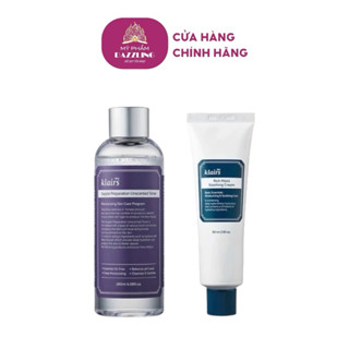 COMBO Toner Dear Klairs Supple Preparation 180ml + Kem Dưỡng Klairs Rich Moist Soothing Cream 80g