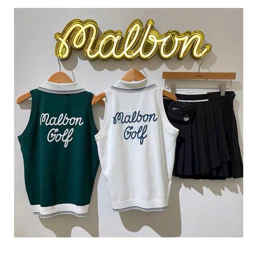 Áo golf gile nữ malbon-Áo golf nữ chất vải co dãn cao cấp