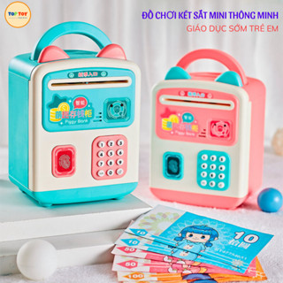 Đồ Chơi Két Sắt Mini Đựng Tiền TOPTOY – Heo Đất Đựng Tiền Lì Xì Tiết Kiệm Cho Bé, Đồ Chơi Giáo Dục Sớm Trẻ Em
