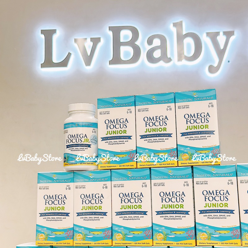 Omega Focus Nordic Natural - Tăng khả năng tập chung và ghi nhớ