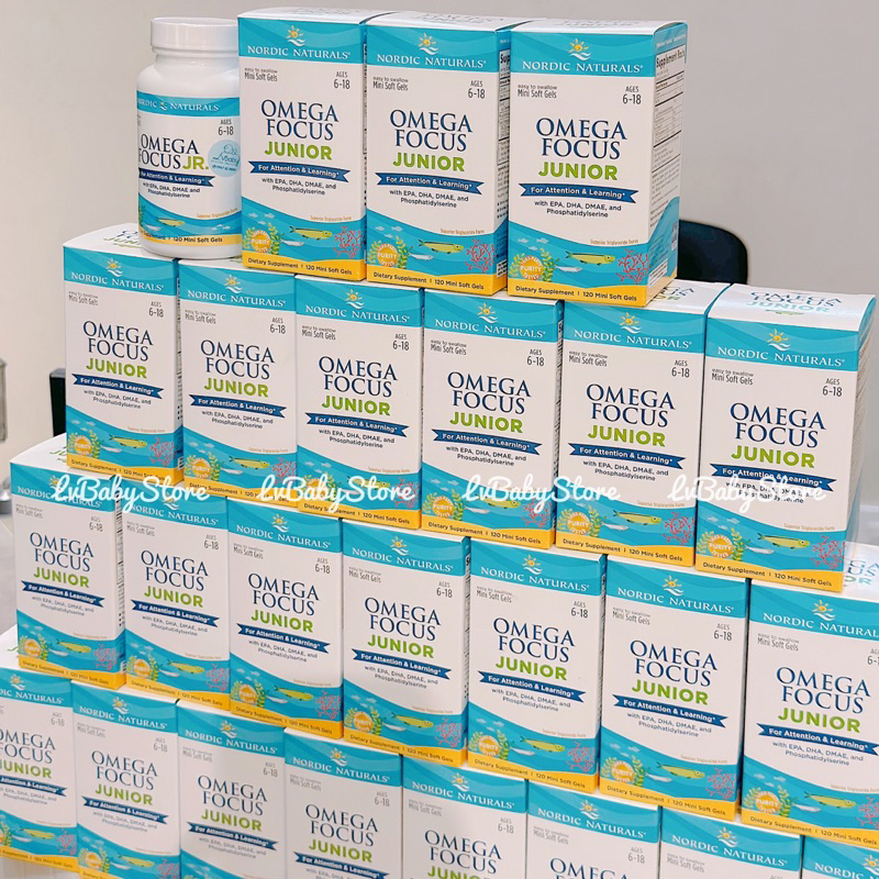 Omega Focus Nordic Natural - Tăng khả năng tập chung và ghi nhớ