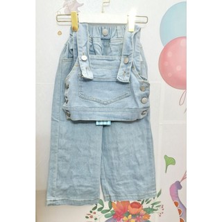Sét yếm jean 2 dây cho bé gái