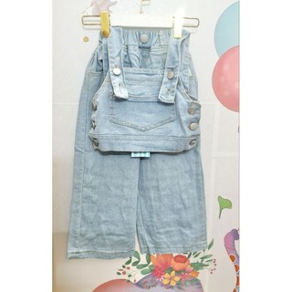 Sét yếm jean 2 dây cho bé gái