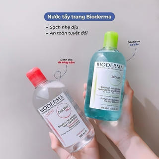 Tẩy Trang BIODERMA 500ml cho da dầu và da khô nhạy cảm Nước tẩy trang bioderm