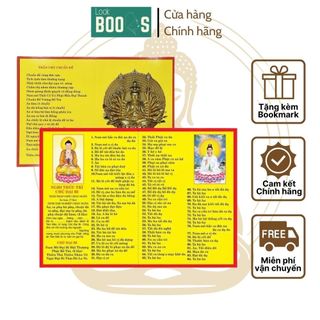 Sách - tờ chú đại bi + thần chú chuẩn đề