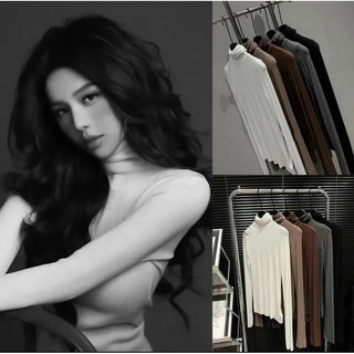  Áo thun giữ nhiệt giấy cổ lọ 