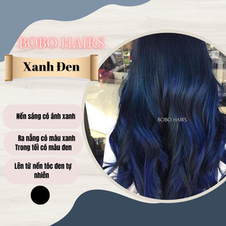Thuốc Nhuộm Tóc Xanh Đen Tặng Kèm Oxy Và Gang Tay ( Gía Gốc)