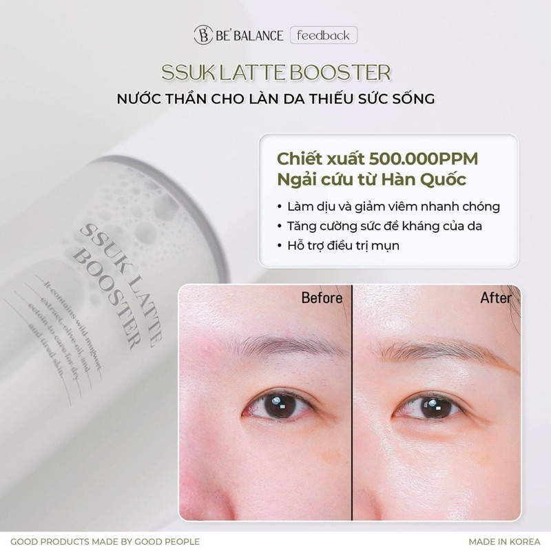 Nước thần ngải cứu Ssuk Bebalance Booster Be'Balance