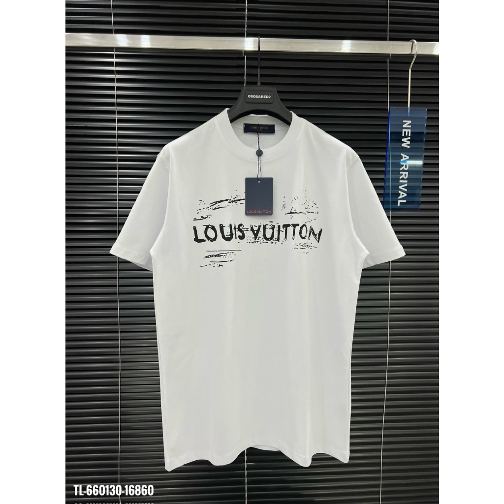 🔥Hot🔥Áo thun LV in logo trước sau thiết kế hot trend Nam nữ New 2024
