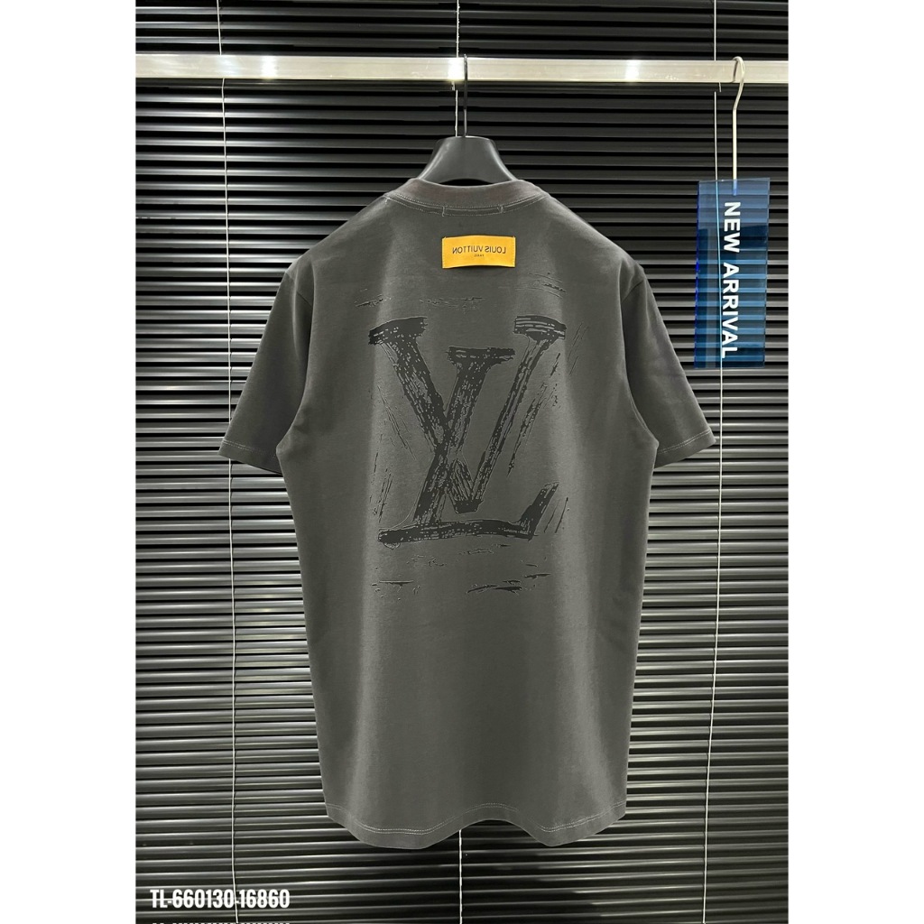 🔥Hot🔥Áo thun LV in logo trước sau thiết kế hot trend Nam nữ New 2024
