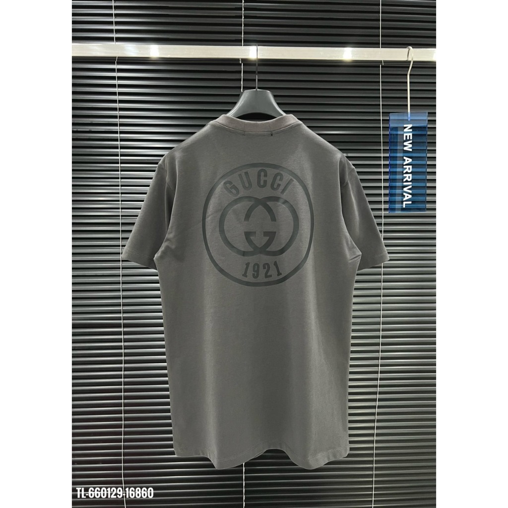 🔥Hot🔥Áo thun Gucci 1921 in logo trước sau thiết kế hot trend Nam nữ New 2024
